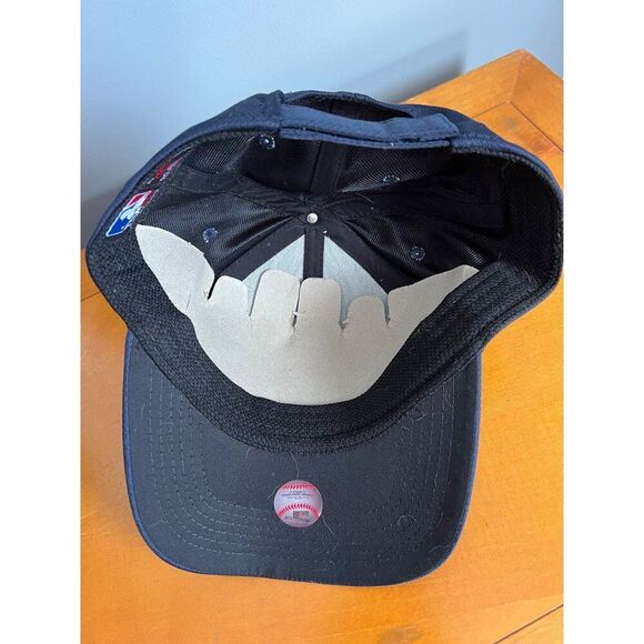 Boston Red Sox Navy Blue Adjustable Baseball Hat By OC Sports G3 - Picture 3 of 4